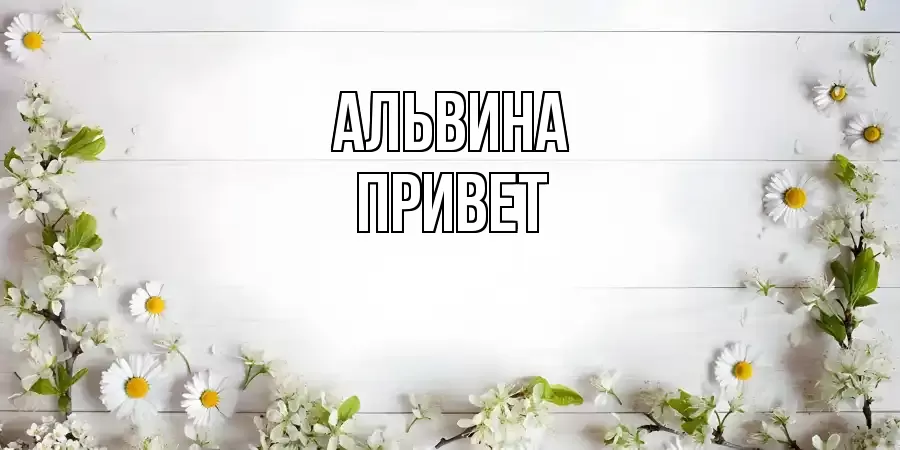 ОТКРЫТКА АЛЬВИНА