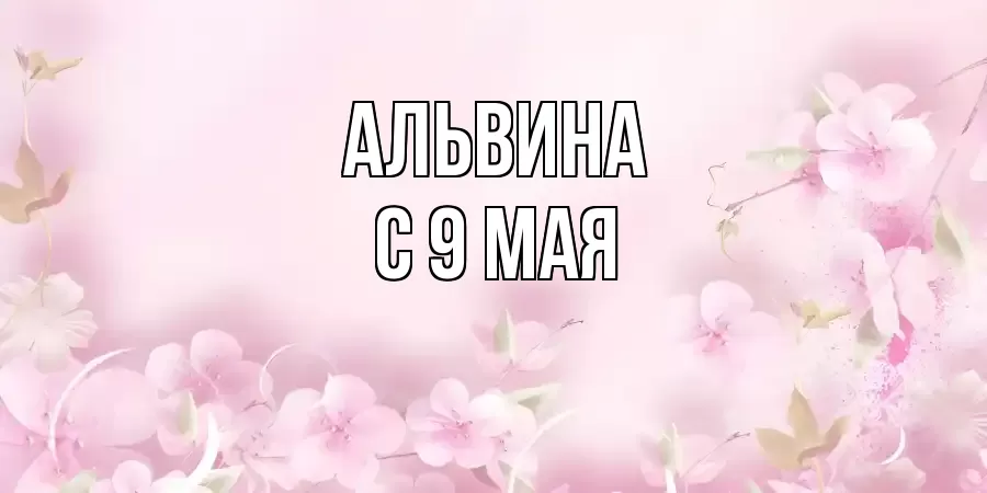 ОТКРЫТКА АЛЬВИНА