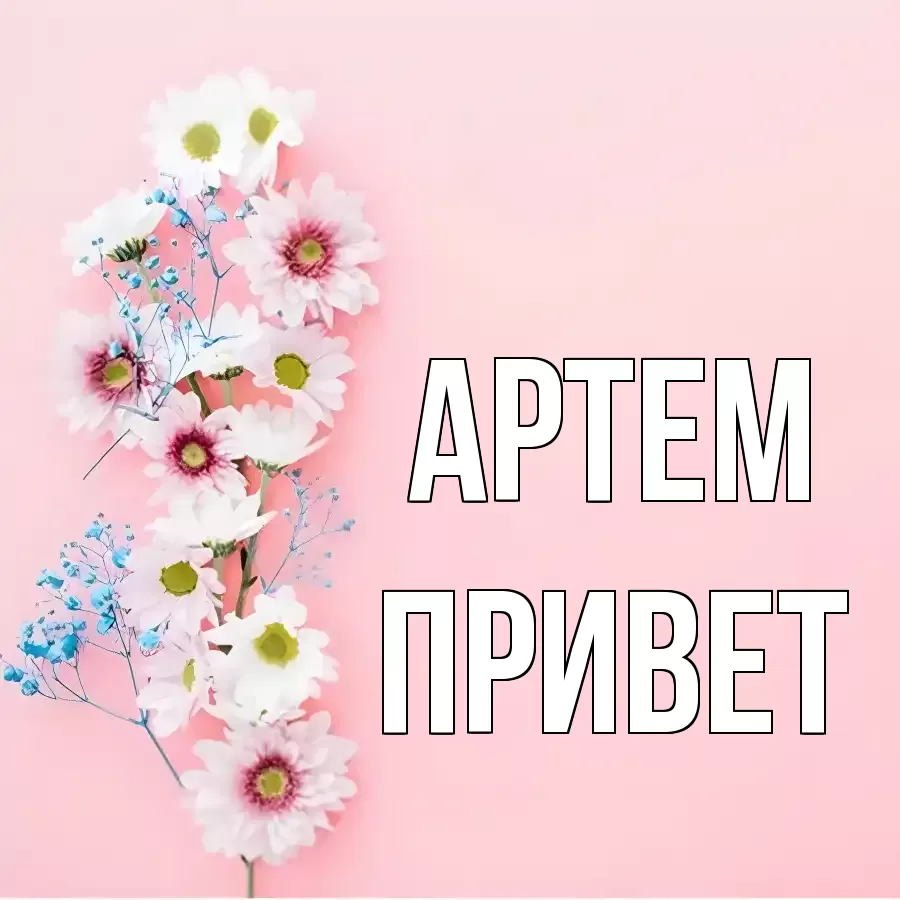 ОТКРЫТКА АРТЕМ