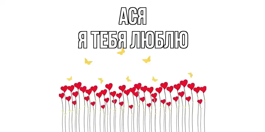 АСЯ Я ТЕБЯ ЛЮБЛЮ