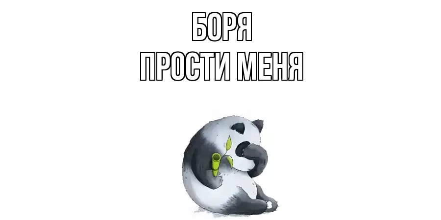 ПРОСТИ МЕНЯ БОРЯ