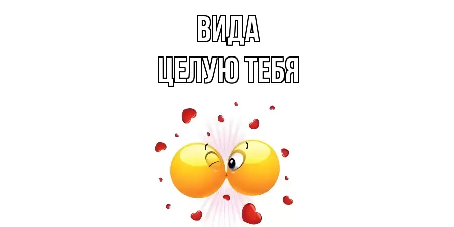ЦЕЛУЮ ТЕБЯ ВИДА