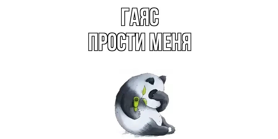 ПРОСТИ МЕНЯ ГАЯС