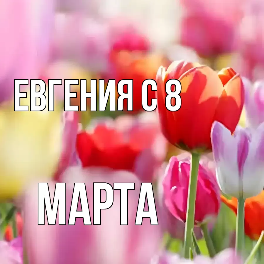 ОТКРЫТКА ЕВГЕНИЯ