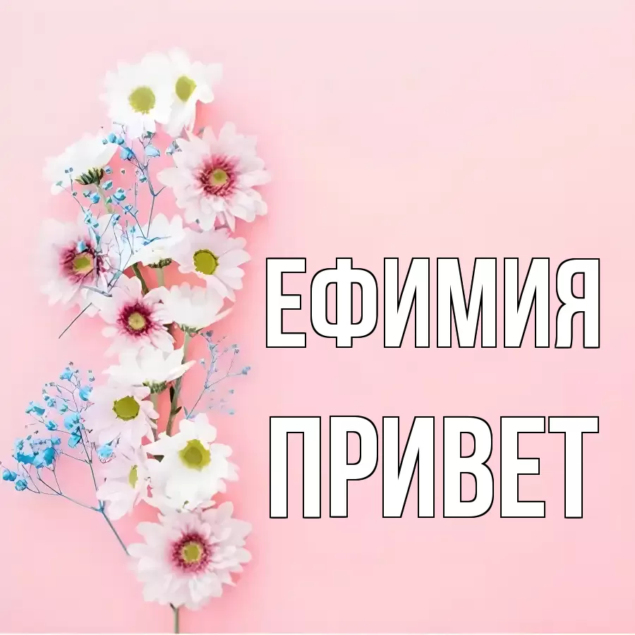 ОТКРЫТКА ЕФИМИЯ