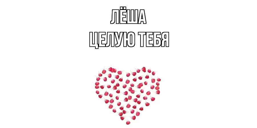 ЦЕЛУЮ ТЕБЯ ЛЁША
