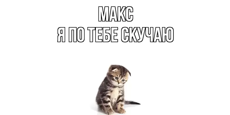 МАКС Я ПО ТЕБЕ СКУЧАЮ