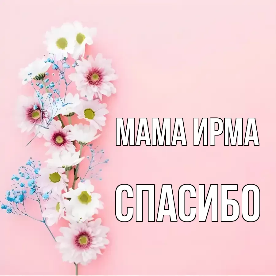 ОТКРЫТКА МАМА-ИРМА