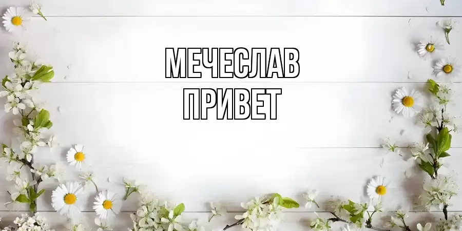 ОТКРЫТКА МЕЧЕСЛАВ