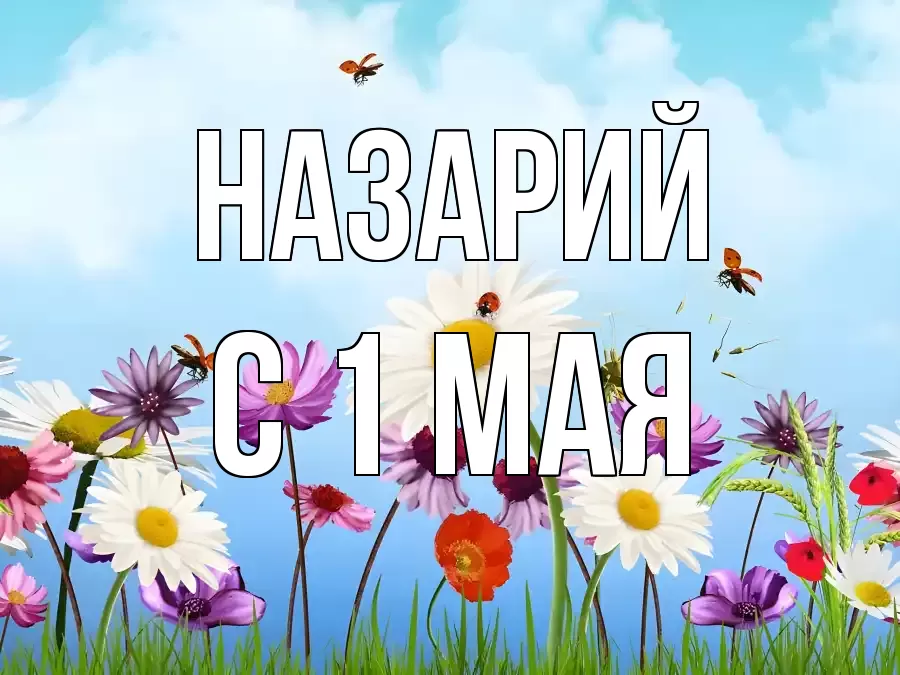 С 1 МАЯ НАЗАРИЙ