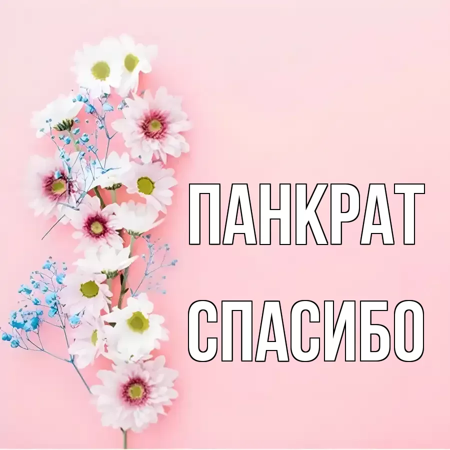 ОТКРЫТКА ПАНКРАТ