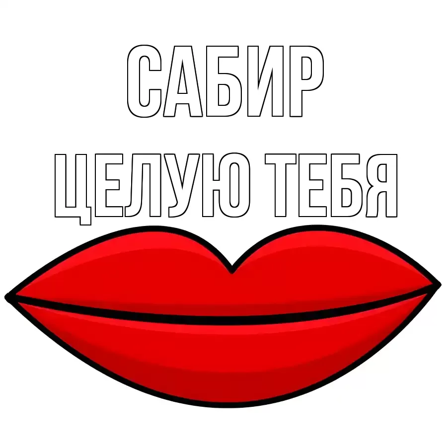 ЦЕЛУЮ ТЕБЯ САБИР