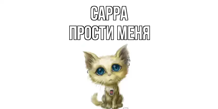 ПРОСТИ МЕНЯ САРРА