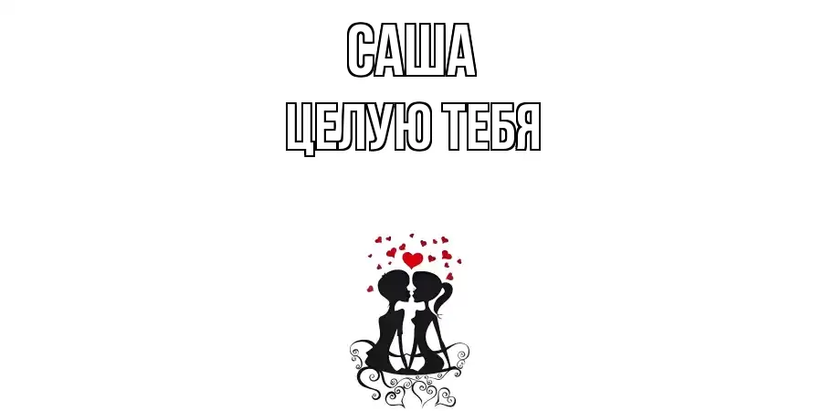 ЦЕЛУЮ ТЕБЯ САША