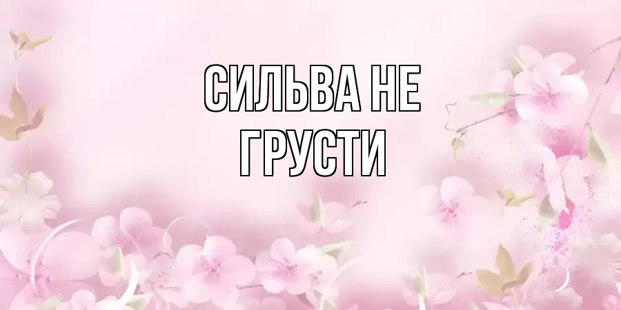 ОТКРЫТКА СИЛЬВА