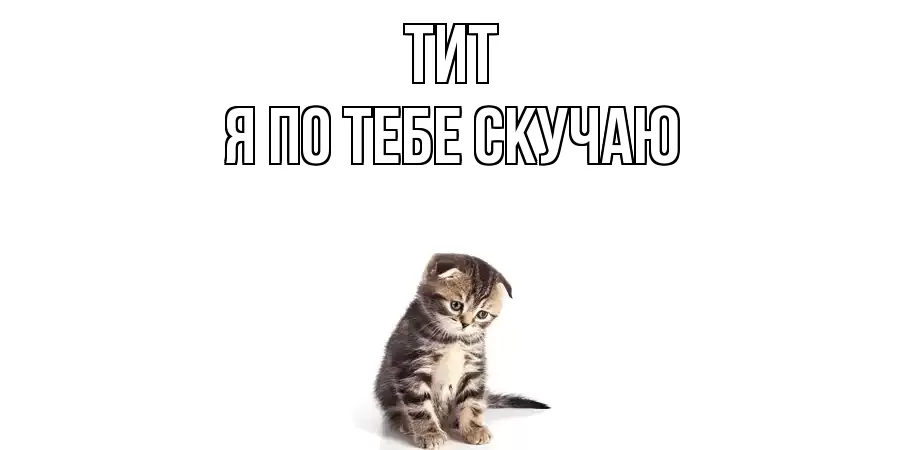 ТИТ Я ПО ТЕБЕ СКУЧАЮ