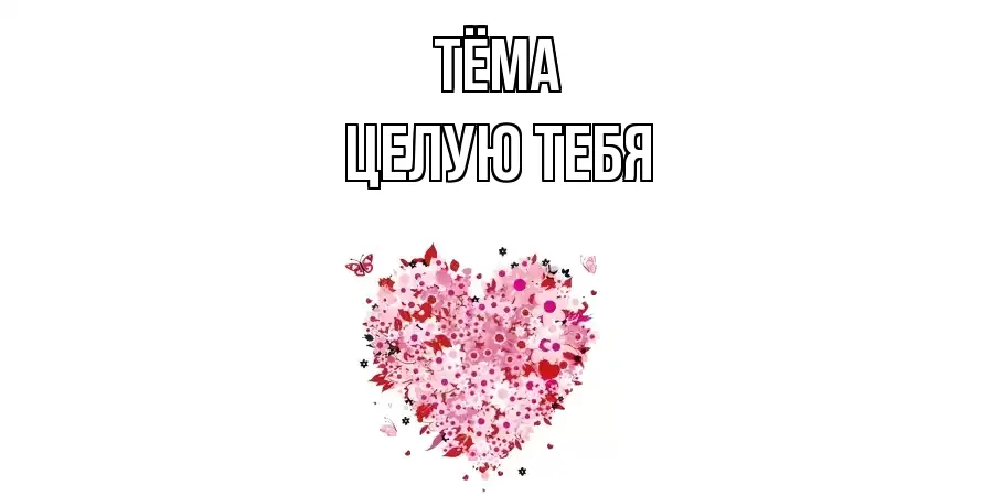 ЦЕЛУЮ ТЕБЯ ТЁМА