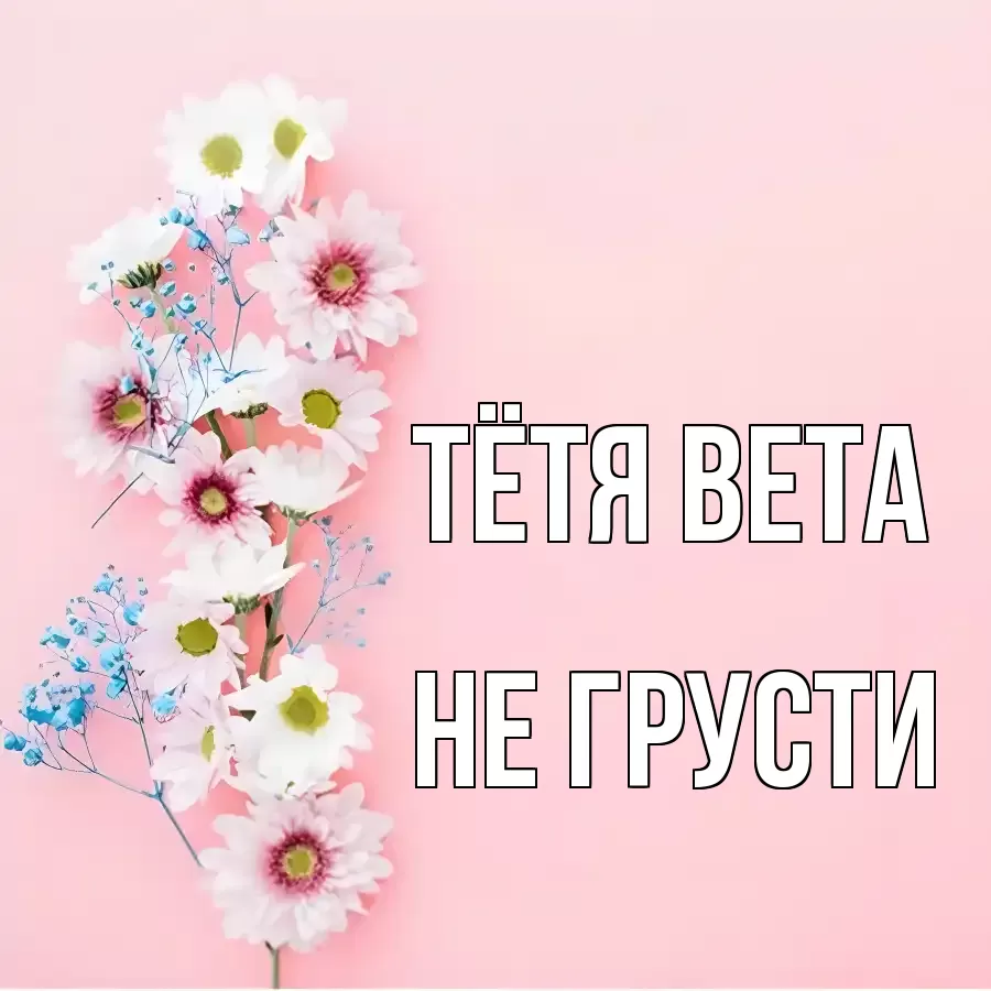 ОТКРЫТКА ТЁТЯ-ВЕТА