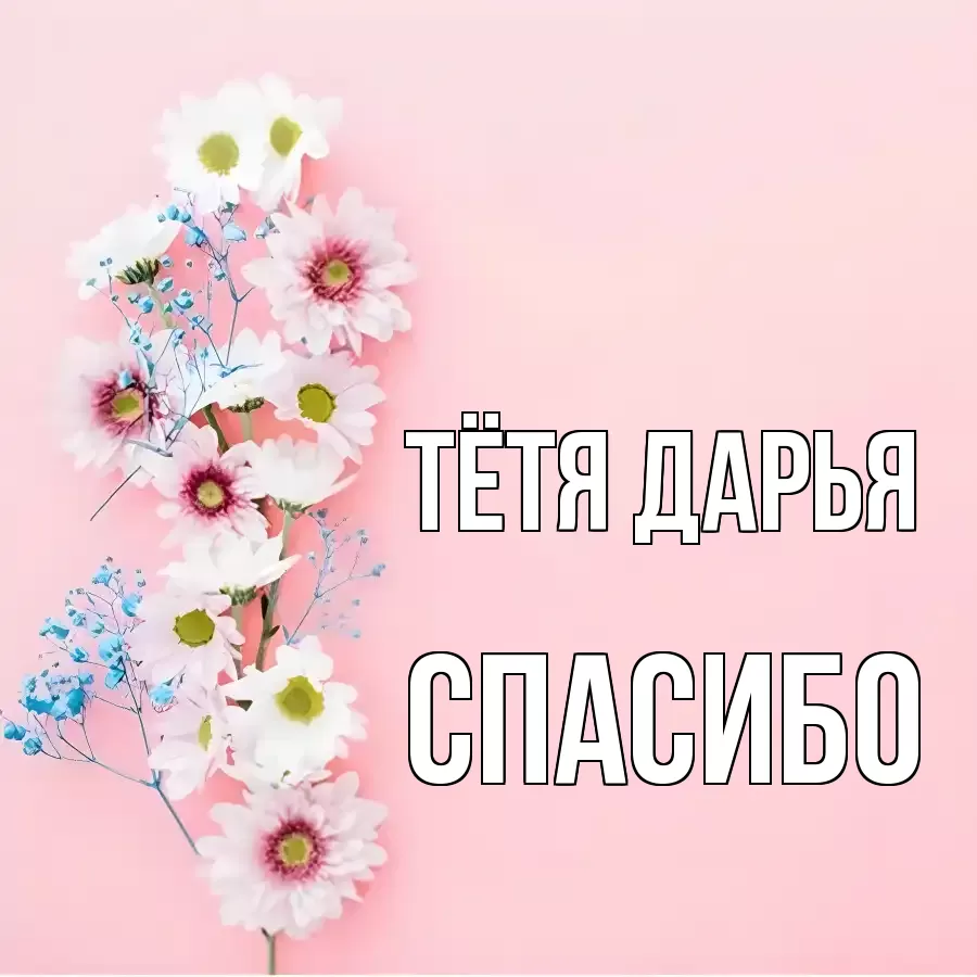 ОТКРЫТКА ТЁТЯ-ДАРЬЯ