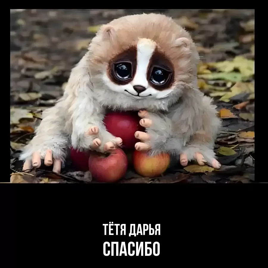 ОТКРЫТКА ТЁТЯ-ДАРЬЯ