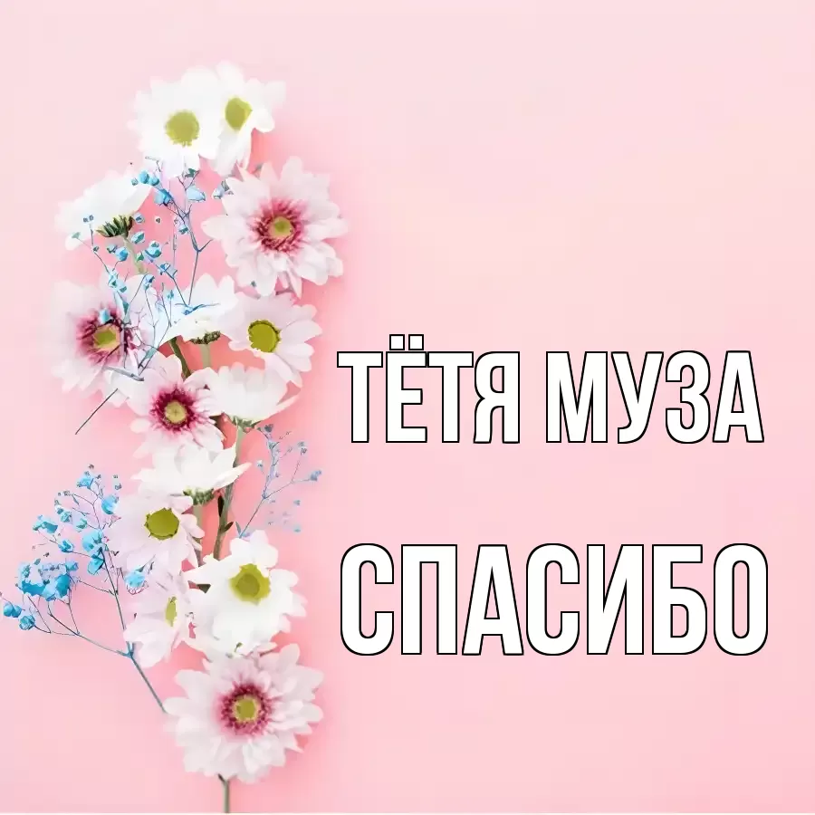 ОТКРЫТКА ТЁТЯ-МУЗА
