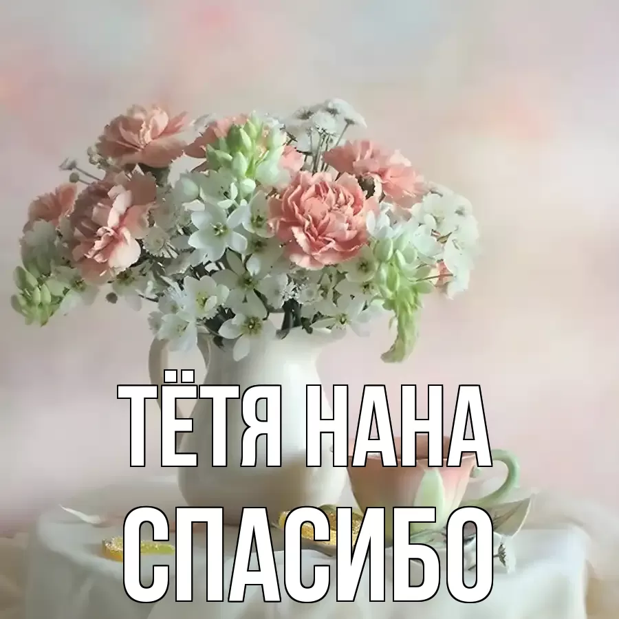 ОТКРЫТКА ТЁТЯ-НАНА