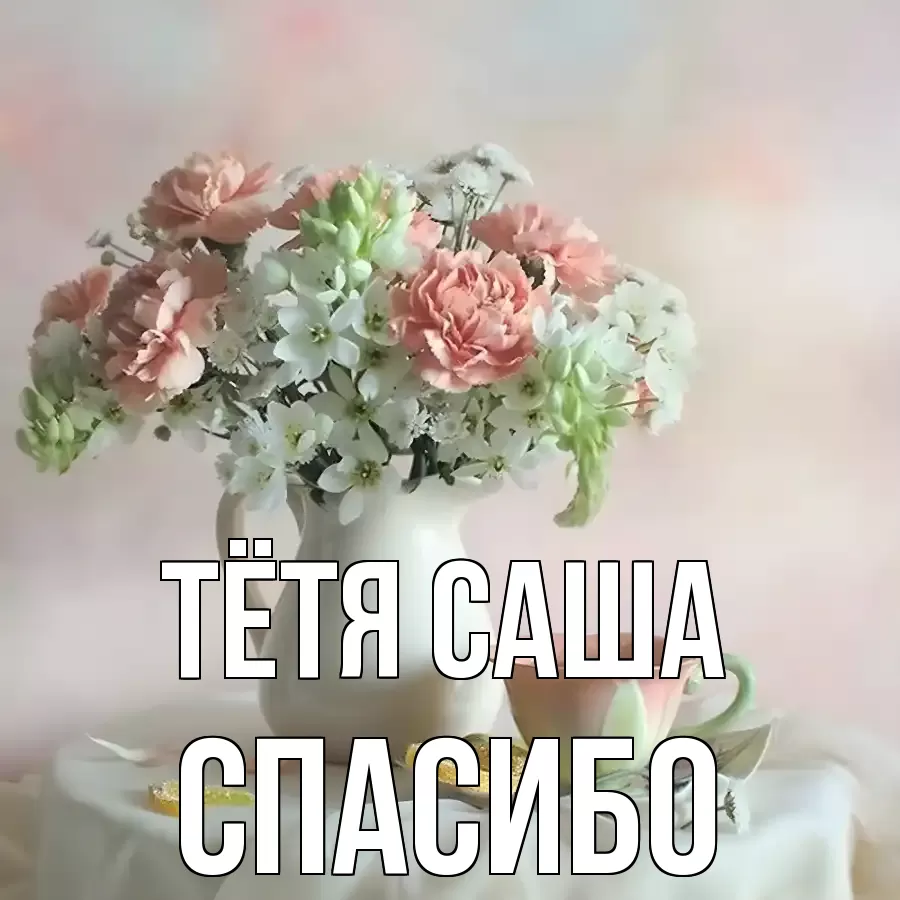 ОТКРЫТКА ТЁТЯ-САША