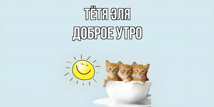 ДОБРОЕ УТРО ТЁТЯ-ЭЛЯ