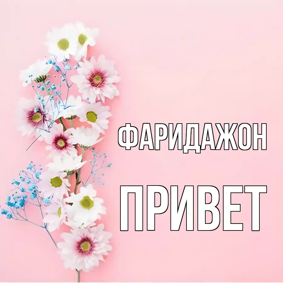 ОТКРЫТКА ФАРИДАЖОН