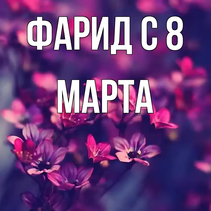 ОТКРЫТКА ФАРИД