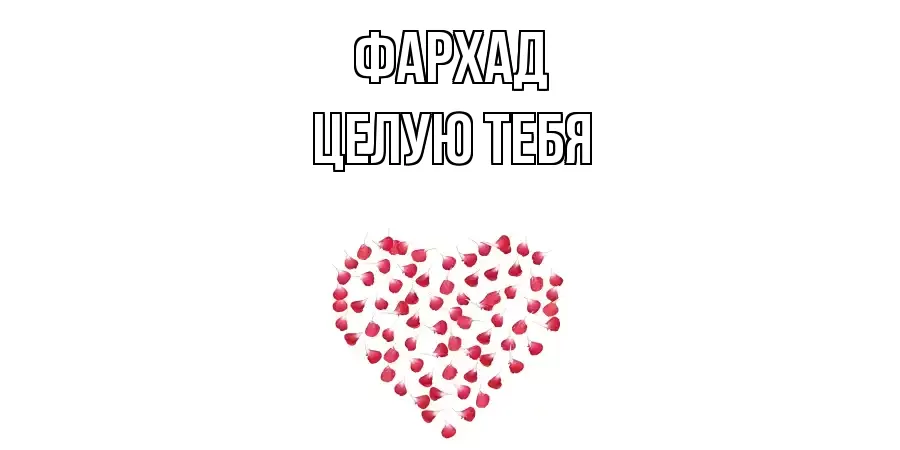 ЦЕЛУЮ ТЕБЯ ФАРХАД