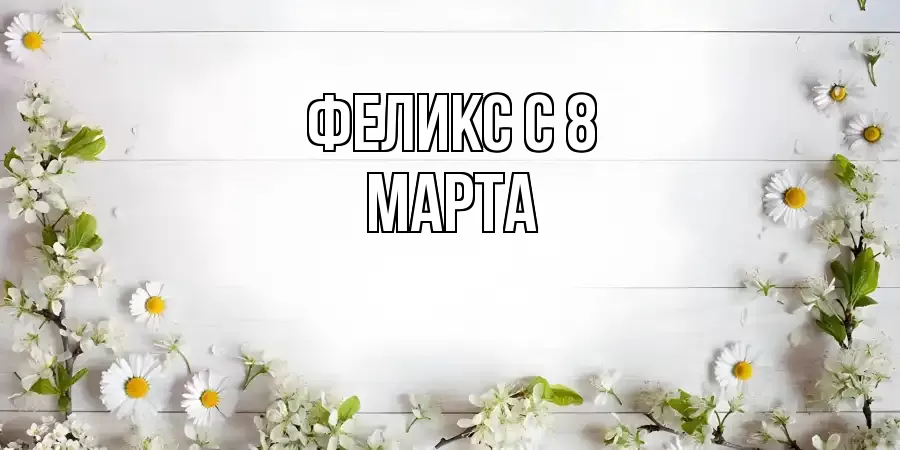 ОТКРЫТКА ФЕЛИКС
