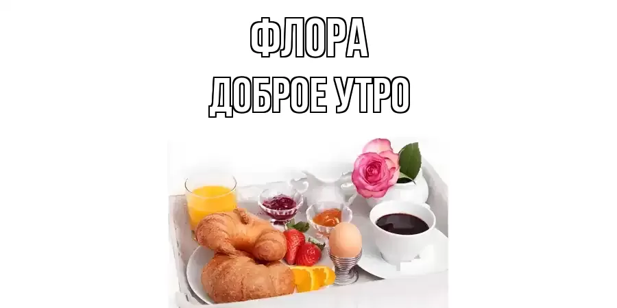 ДОБРОЕ УТРО ФЛОРА