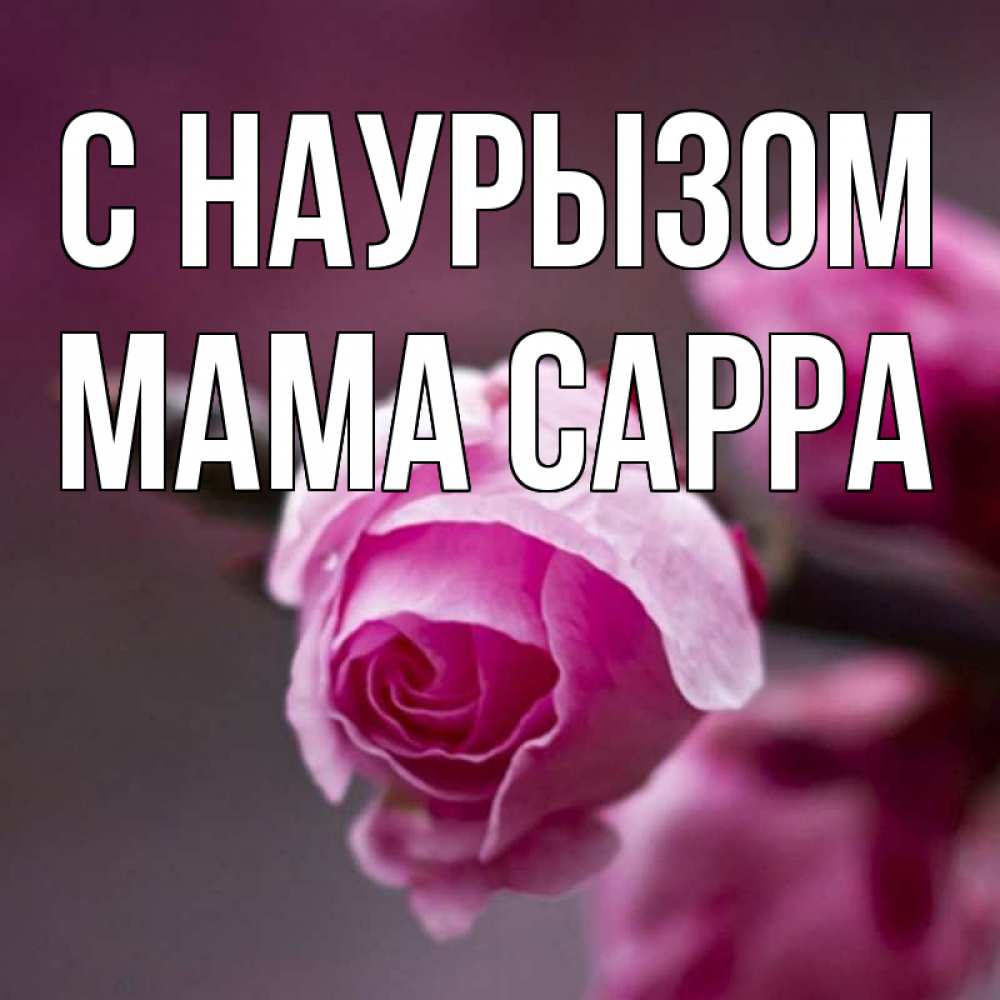 Открытка на каждый день с именем, Мама-Сарра С наурызом весна Прикольная открытка с пожеланием онлайн скачать бесплатно 
