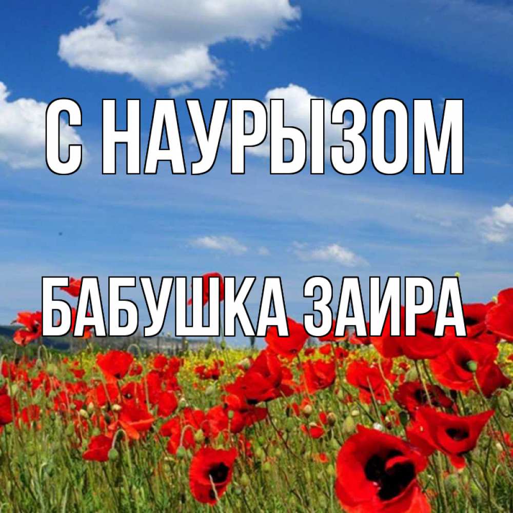 Открытка на каждый день с именем, Бабушка-Заира С наурызом праздник весны наурыз очень красивая картинка Прикольная открытка с пожеланием онлайн скачать бесплатно 