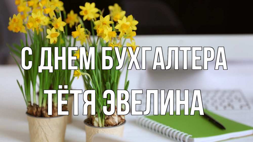 Открытка на каждый день с именем, Тётя-Эвелина С днем бухгалтера с днем бухгалтера Прикольная открытка с пожеланием онлайн скачать бесплатно 