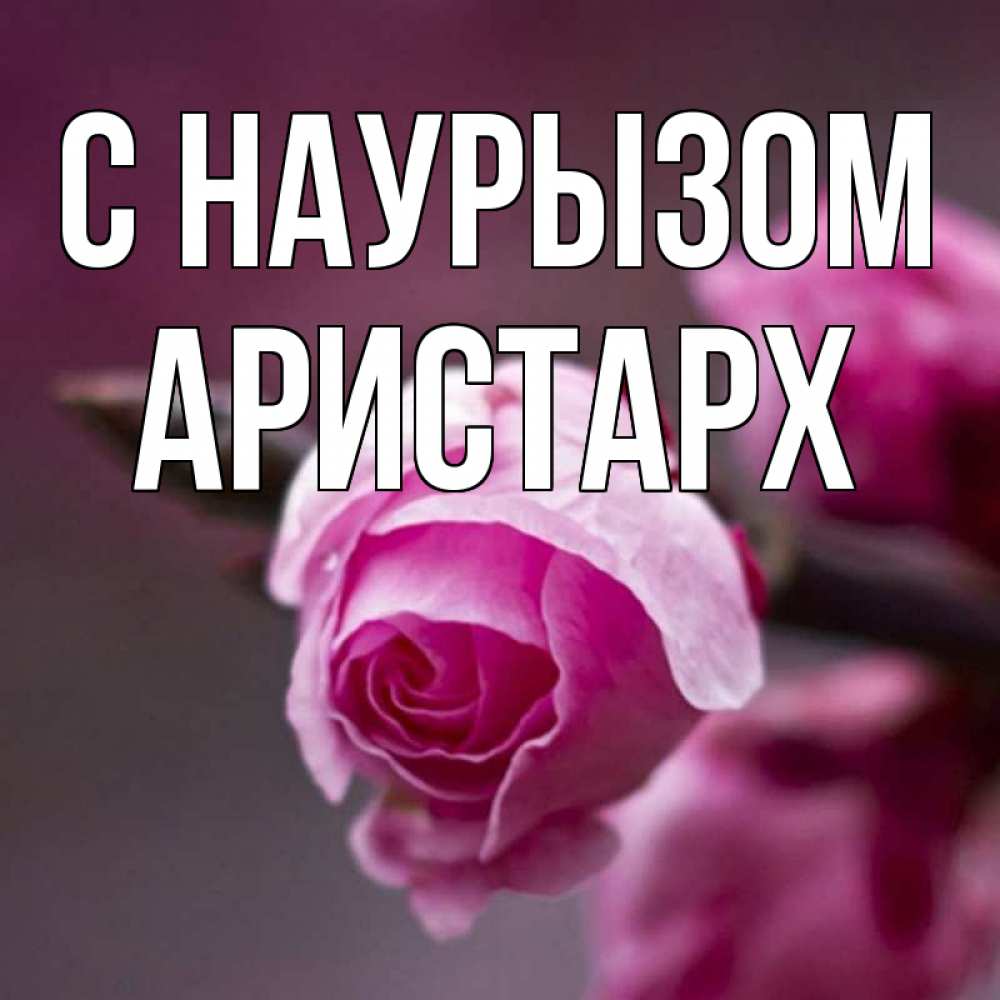 Открытка на каждый день с именем, Аристарх С наурызом весна Прикольная открытка с пожеланием онлайн скачать бесплатно 