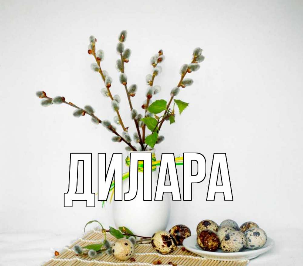 Открытка на каждый день с именем, Дилара Главная верба Прикольная открытка с пожеланием онлайн скачать бесплатно 