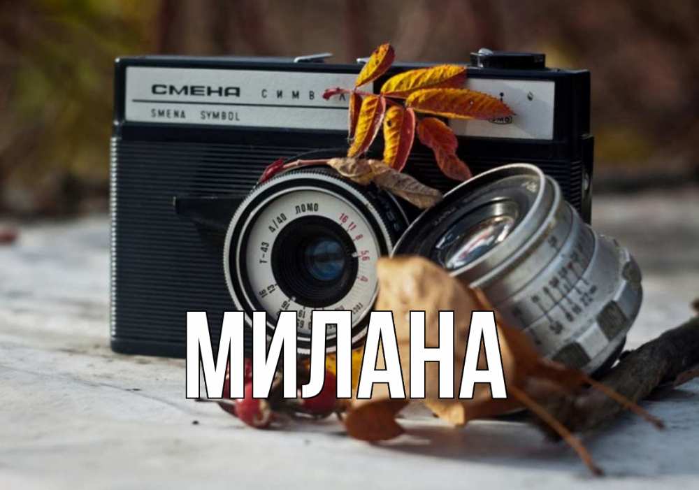 Открытка на каждый день с именем, Милана Главная с днем фотографа Прикольная открытка с пожеланием онлайн скачать бесплатно 