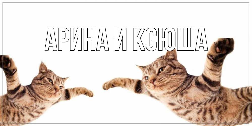 Открытка на каждый день с именем, Арина-и-Ксюша Главная хорошего дня Прикольная открытка с пожеланием онлайн скачать бесплатно 