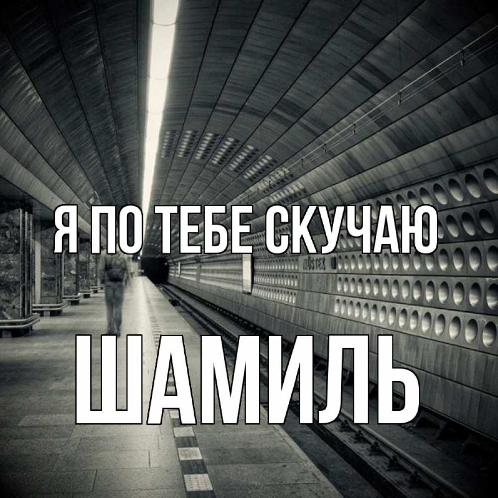 Открытка на каждый день с именем, Шамиль Я по тебе скучаю приезжай 1 Прикольная открытка с пожеланием онлайн скачать бесплатно 