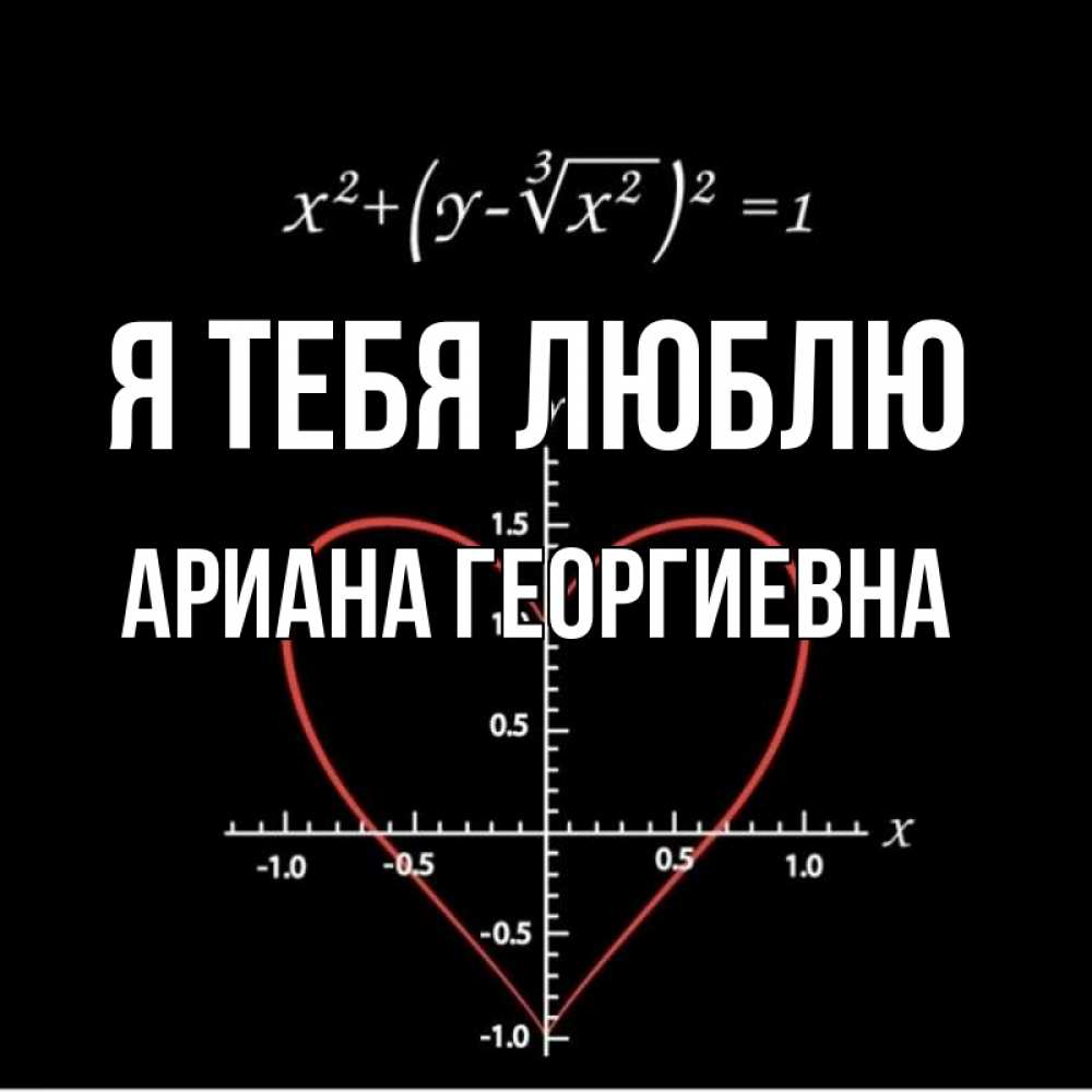 Картинка Я тебя люблю, Ариана Георгиевна