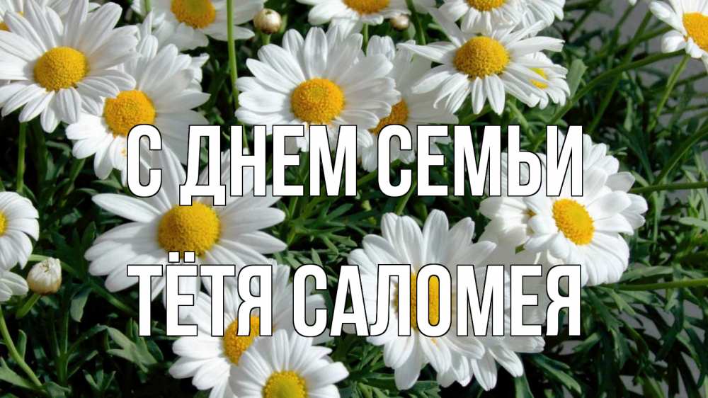 Открытка на каждый день с именем, Тётя-Саломея С днем семьи с днем семьи Прикольная открытка с пожеланием онлайн скачать бесплатно 