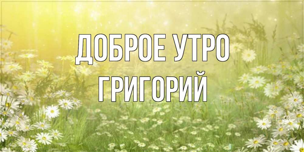 Открытка на каждый день с именем, Григорий Доброе утро доброе утро Прикольная открытка с пожеланием онлайн скачать бесплатно 