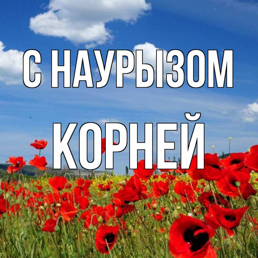 Открытка на каждый день с именем, Корней С наурызом праздник весны наурыз очень красивая картинка Прикольная открытка с пожеланием онлайн скачать бесплатно 