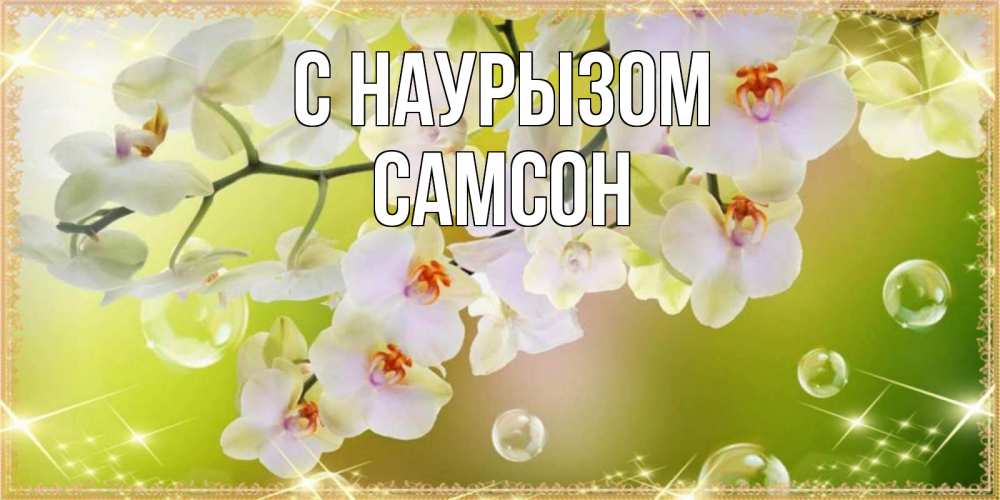 Открытка на каждый день с именем, Самсон С наурызом открытка с цветами на международный женский день Прикольная открытка с пожеланием онлайн скачать бесплатно 