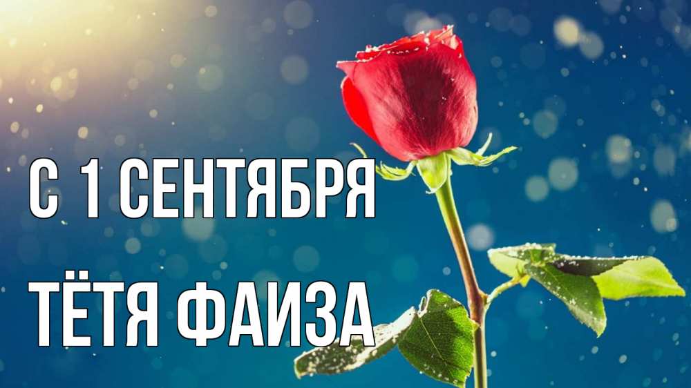 Открытка на каждый день с именем, Тётя-Фаиза С 1 сентября с днем знаний Прикольная открытка с пожеланием онлайн скачать бесплатно 