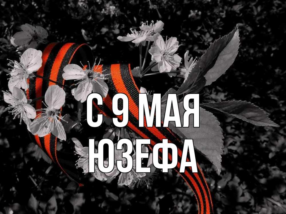 Открытка на каждый день с именем, Юзефа С 9 мая 9 мая Прикольная открытка с пожеланием онлайн скачать бесплатно 
