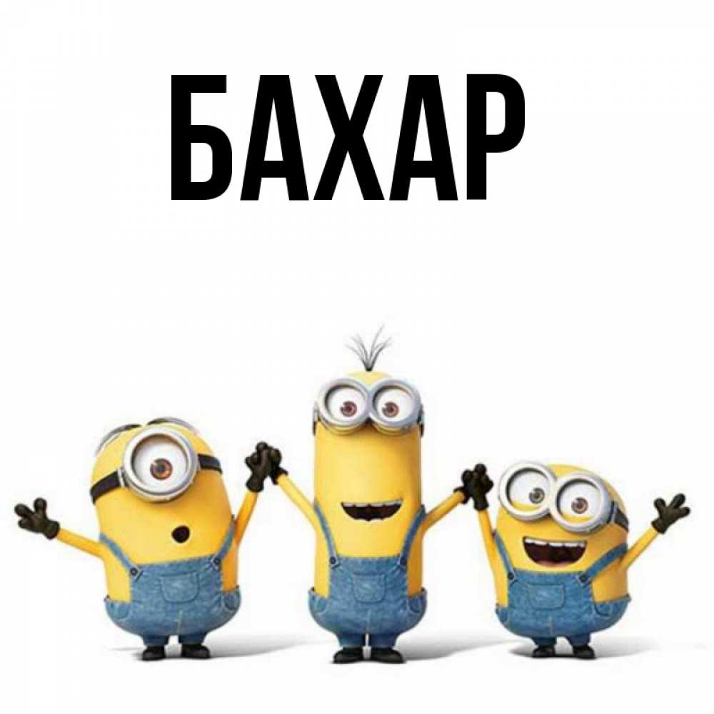 Открытка на каждый день с именем, Бахар Главная бодренького утра Прикольная открытка с пожеланием онлайн скачать бесплатно 