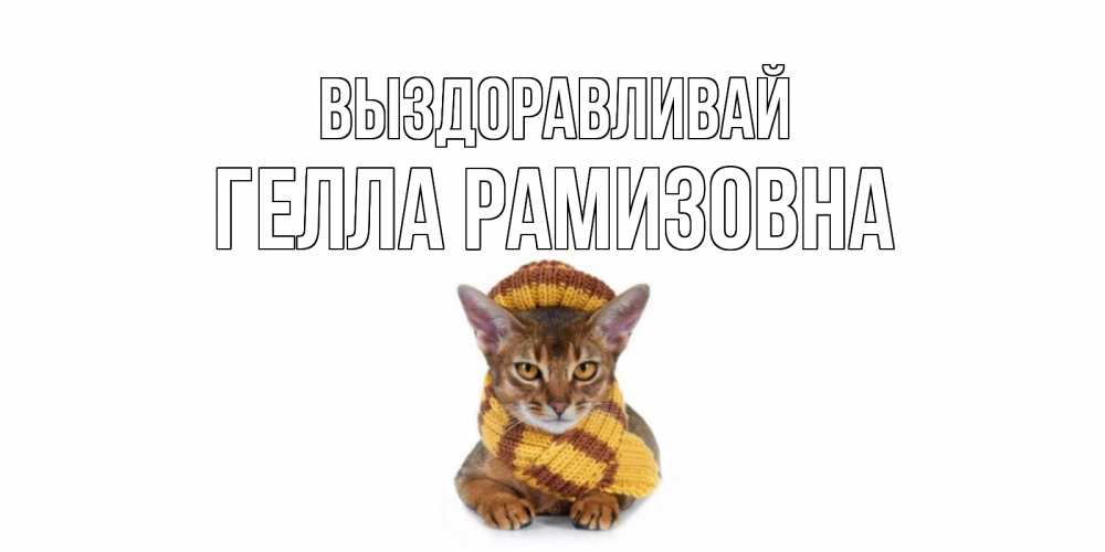 Картинка Выздоравливай, Гелла Рамизовна